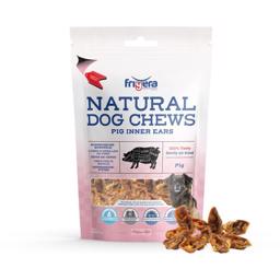 Frigera Natural Dog Chews Naturligt Tørret Indre Griseører 250g